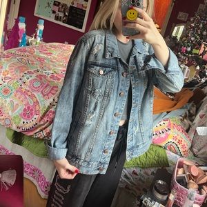 Denim Jacket | STS Blue distressed denim jacket | Jean Jacket